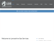 Tablet Screenshot of lancs-gas.co.uk
